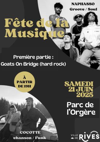 Affiche fête de la musique 2025