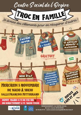 Troc des familles novembre 2025